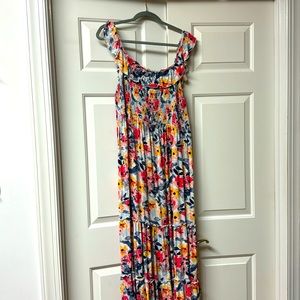 Isabel Floral Maternity Maxi Dress-XXL